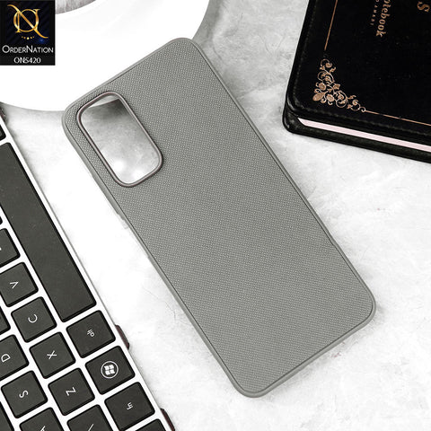 Xiaomi Redmi Note 11S Cover - Gray - New Dotted Leather Texture Soft Borders Case