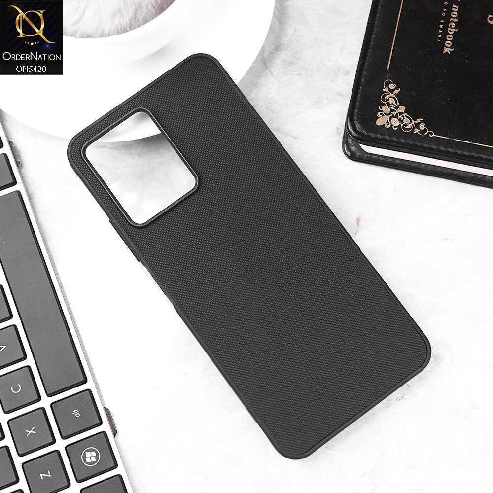 Xiaomi Redmi Note 12 4G Cover - Black - New Dotted Leather Texture Soft Borders Case