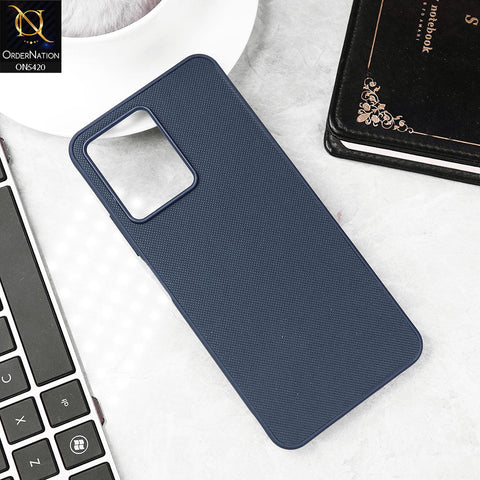 Xiaomi Redmi Note 12 4G Cover - Blue - New Dotted Leather Texture Soft Borders Case