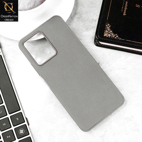 Xiaomi Redmi Note 12 4G Cover - Gray - New Dotted Leather Texture Soft Borders Case
