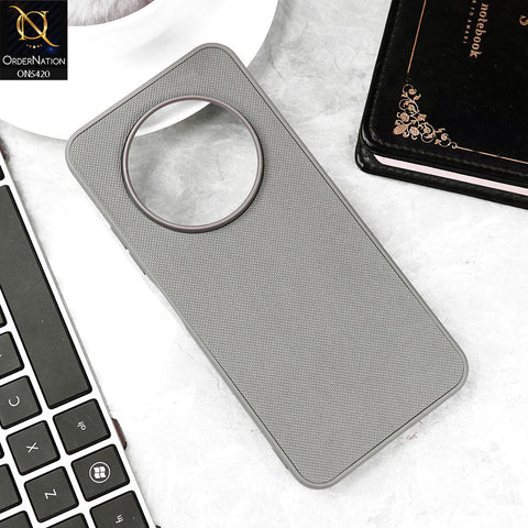 Tecno Spark 30C 4G Cover - Gray - New Dotted Leather Texture Soft Borders Case