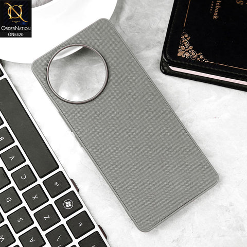 Tecno Spark 30 Pro Cover - Gray - New Dotted Leather Texture Soft Borders Case