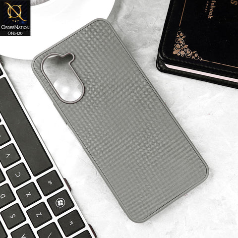 Vivo Y03 Cover - Gray - New Dotted Leather Texture Soft Borders Case