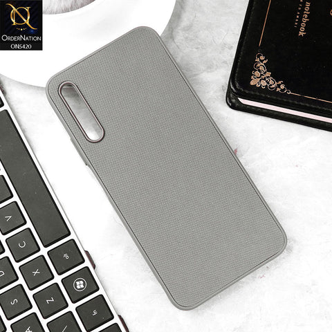 Honor 9X Pro Cover - Gray - New Dotted Leather Texture Soft Borders Case