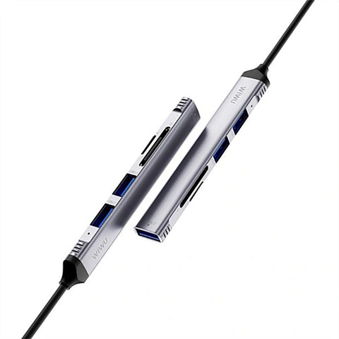 Wiwu WI-HB003 Zolo Series - 5in1 Type-C USB-A Hub Multiplier