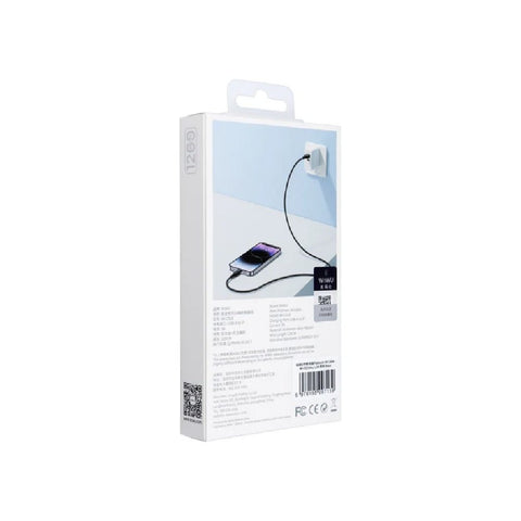 WiWU Wi-C019 Platinum Series 3A Aluminum Alloy Type-C Cable - Black