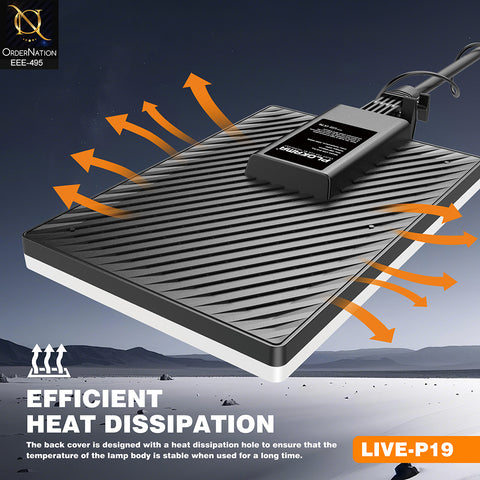 Plokama LIVE-P19 Professional 80W LED Video Panel Light with Remote Control