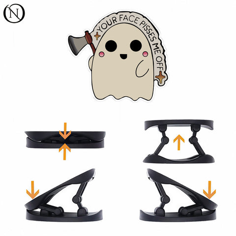 Spooky Attitude - Phone Grip Holder & Kickstand