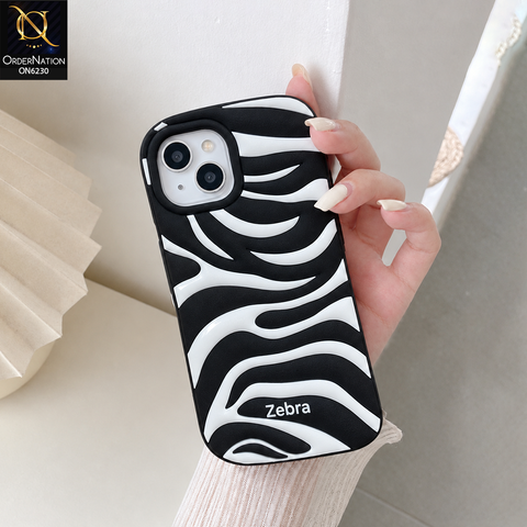 iPhone 14 Cover - Black - New Minimalist Wave Silicone Case