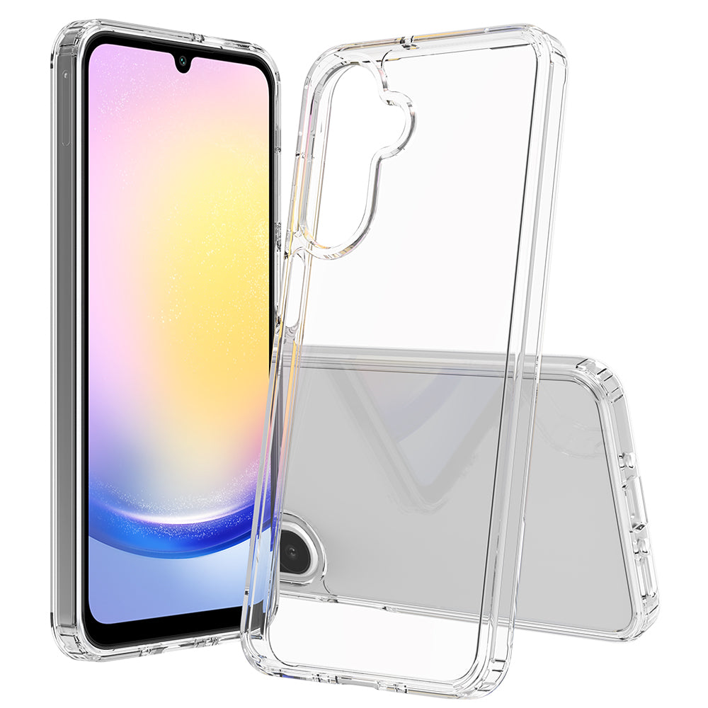 Samsung Galaxy A26 Cover - Transparent - ONation Crystal Series - Premium Quality Clear Case No Yellowing Back With Smart Shockproof Cushions