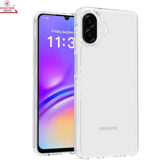 Samsung Galaxy M07 Cover - Transparent - ONation Crystal Series - Premium Quality Clear Case No Yellowing Back With Smart Shockproof Cushions