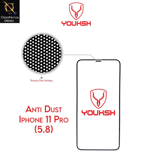 iPhone 11 Pro Protector - Transparent - Matte Glass Protector (Anti Dust)