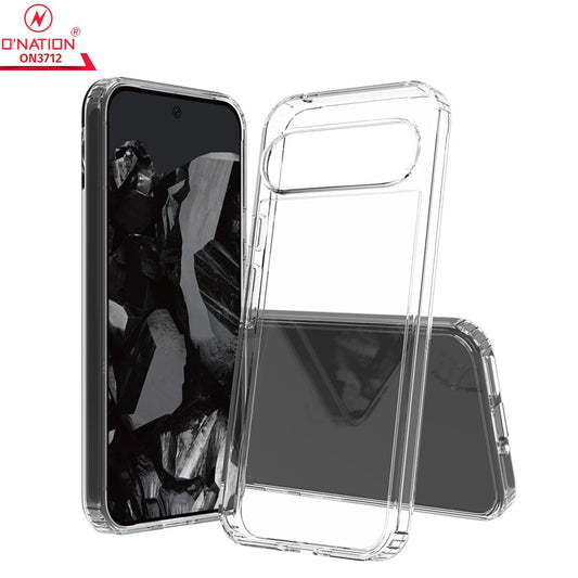 Google Pixel 9 Pro XL Cover  - ONation Crystal Series - Premium Quality Clear Case No Yellowing Back With Smart Shockproof Cushions