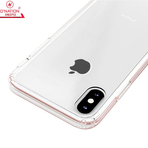 iPhone XS Max Cover  - ONation Crystal Series - Premium Quality Clear Case No Yellowing Back With Smart Shockproof Cushions