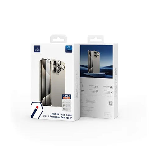 WIWU 2 IN 1 PROTECTION SET FOR  IPHONE 15 PRO 6.1