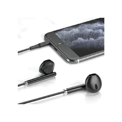 WiWU EB-312 Wired In-Ear Earphones - Black