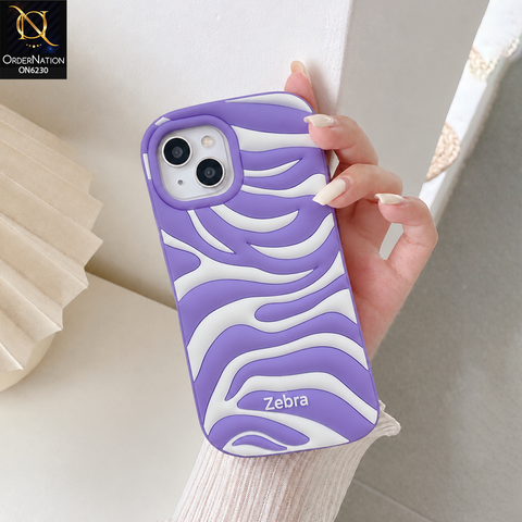 iPhone 15 Cover - Purple - New Minimalist Wave Silicone Case