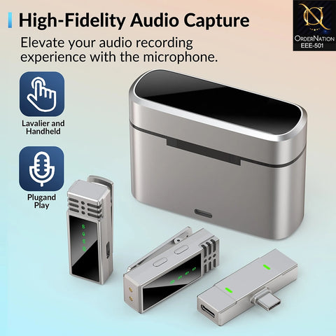 Jmary MW-15 2.4G Wireless Microphone for Mobile Type-C with 2 Years Extended Warranty