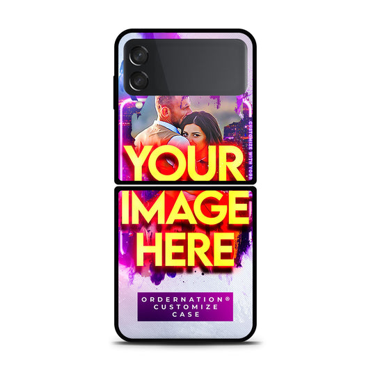 Samsung Galaxy Z Flip 3 5G Cover - Customized Case Series - Upload Your Photo - Multiple Case Types Available