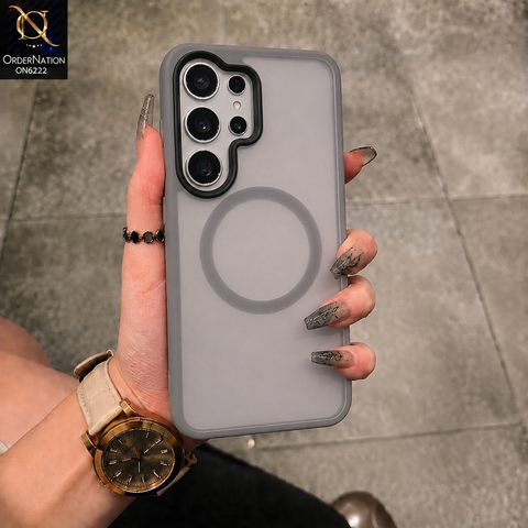 Samsung Galaxy S25 Ultra Cover - Gray - Premium HENKS Protective Phone Case with Shockproof Bumper, Raised Camera Protection & Secure Ring Design