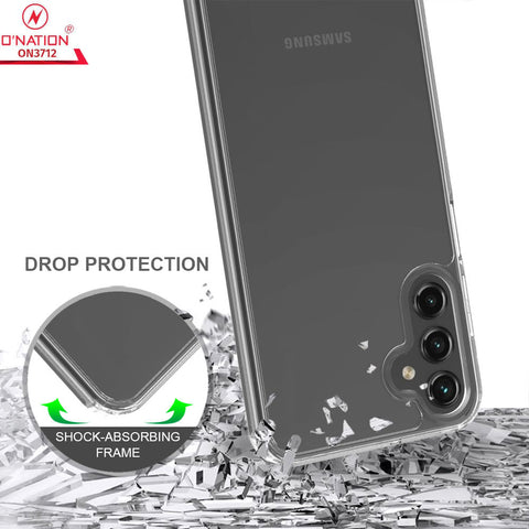 Samsung Galaxy A15 4G Cover  - ONation Crystal Series - Premium Quality Clear Case No Yellowing Back With Smart Shockproof Cushions
