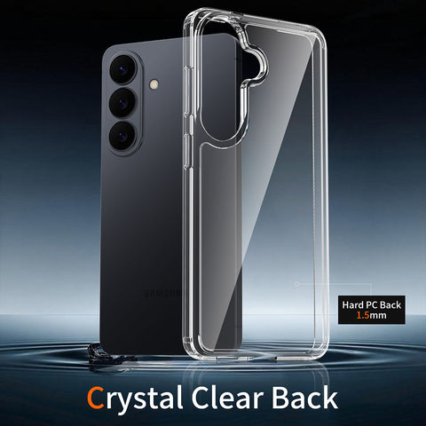 Samsung Galaxy S26 Cover  - ONation Crystal Series - Premium Quality Clear Case No Yellowing Back With Smart Shockproof Cushions