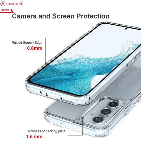 Samsung Galaxy A54 Cover  - ONation Crystal Series - Premium Quality Clear Case No Yellowing Back With Smart Shockproof Cushions