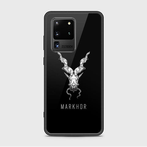 Samsung Galaxy S20 Ultra Cover - Markhor Series - HQ Ultra Shine Premium Infinity Glass Soft Silicon Borders Case