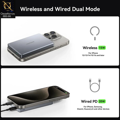 Joyroom JR-W020 Wireless Charging Power Bank 10000mAh