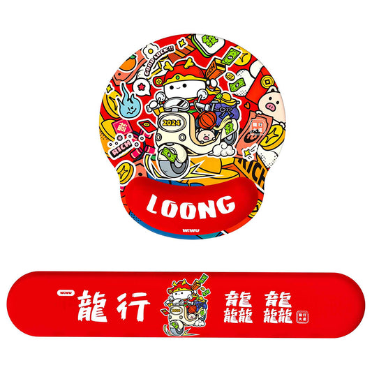 WIWU OFFICE MOUSEPAD MP01 WIWU GEL MOUSEPAD - Red