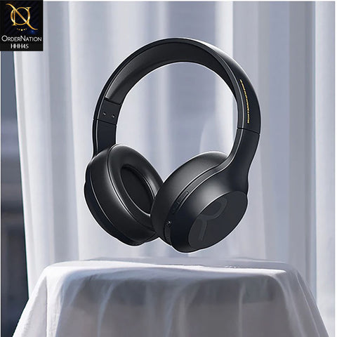 Remax RB-660HB Wireless Bluetooth Stereo Headphones - Black