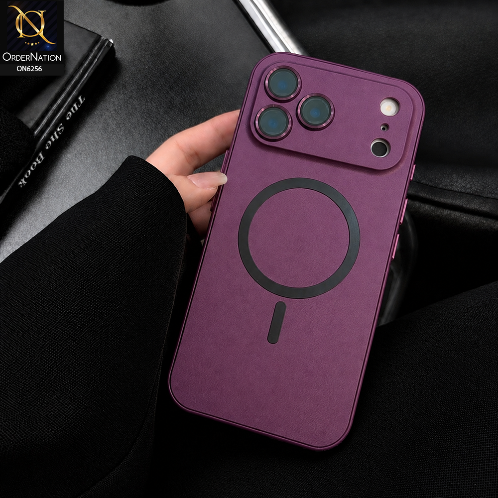 iPhone 17 Pro Max Cover - Cherry - Premium Protective Phone Case with Top-Opening Camera Cover, Magnetic Ring & Shockproof Design