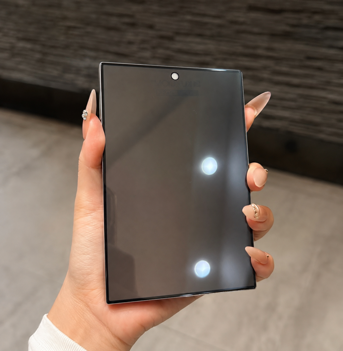 Samsung Galaxy Z Fold 8 Protector - Black - 9D Privacy Tempered Glass Screen Protector – High Quality Full Coverage Glass Film