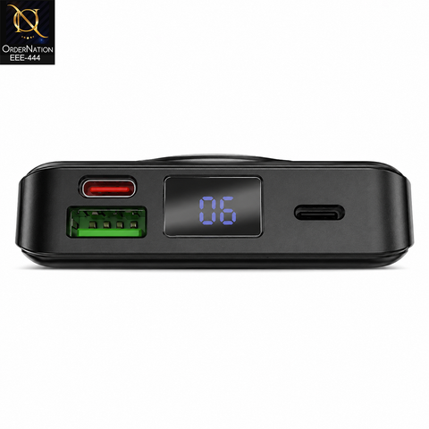 SAIYA PB-05 10000mAh Magnetic Wireless Power Bank with Built-in Stand & Fast Charging