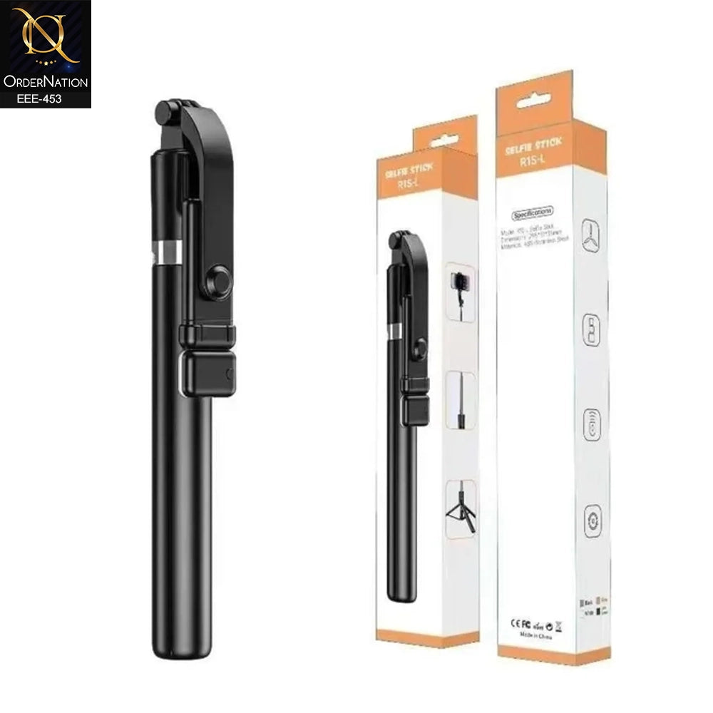 R1S-L Wireless Selfie Stick Tripod with Bluetooth Remote
