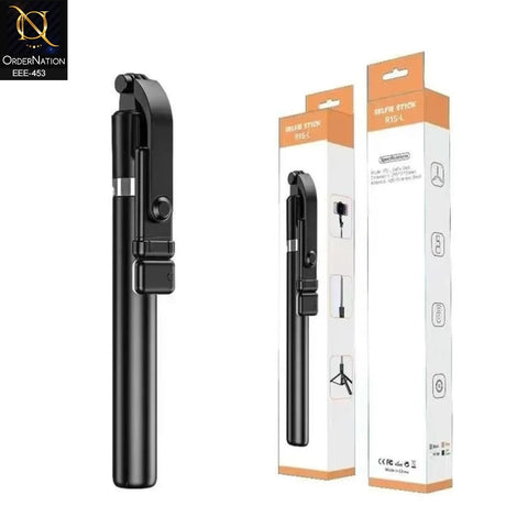 R1S-L Wireless Selfie Stick Tripod with Bluetooth Remote
