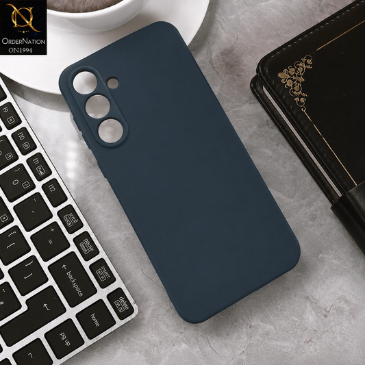 Samsung Galaxy S24 FE Cover - Dark Gray - Matte Shockproof Sillica Gel Soft Case