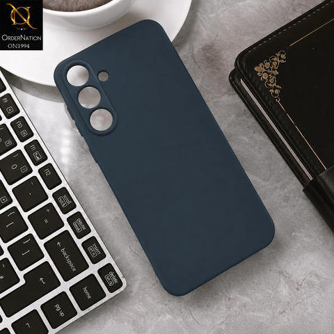 Samsung Galaxy S24 FE Cover - Dark Gray - Matte Shockproof Sillica Gel Soft Case