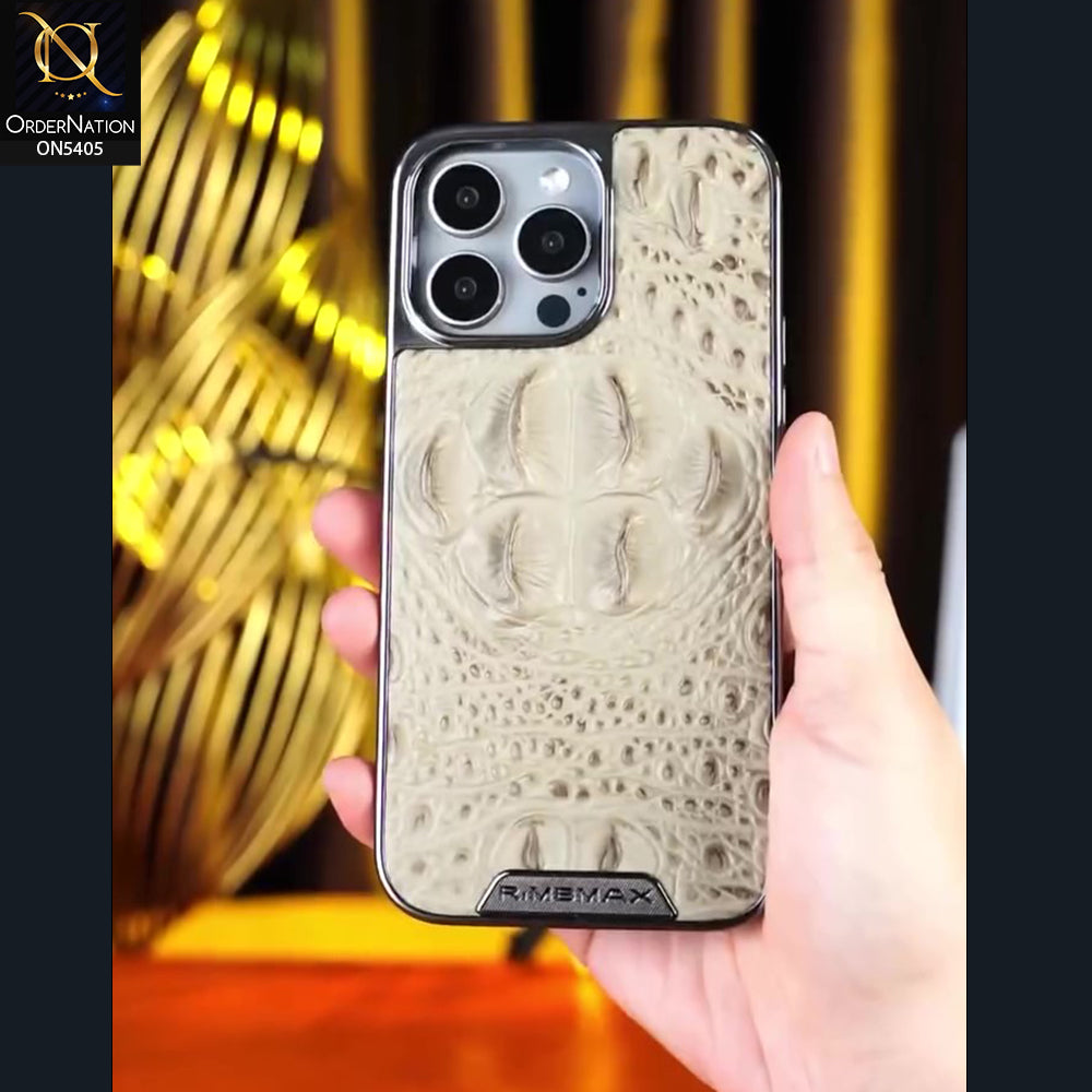 iPhone 16 Pro Max Cover - Skin - Rimbmax Skin Series - Premium Texture Leather Skin Protective Case