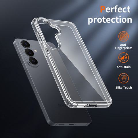 Samsung Galaxy S26 Cover  - ONation Crystal Series - Premium Quality Clear Case No Yellowing Back With Smart Shockproof Cushions