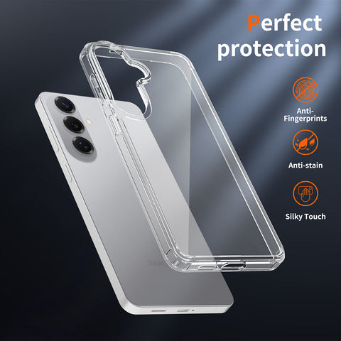 Samsung Galaxy S26 Plus Cover  - ONation Crystal Series - Premium Quality Clear Case No Yellowing Back With Smart Shockproof Cushions