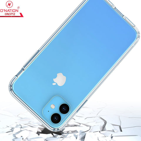iPhone 11 Cover  - ONation Crystal Series - Premium Quality Clear Case No Yellowing Back With Smart Shockproof Cushions