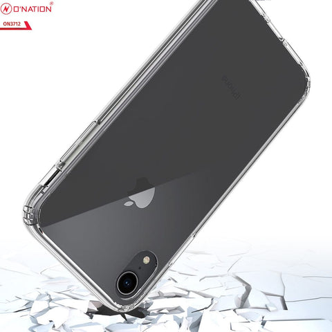 iPhone XR Cover  - ONation Crystal Series - Premium Quality Clear Case No Yellowing Back With Smart Shockproof Cushions