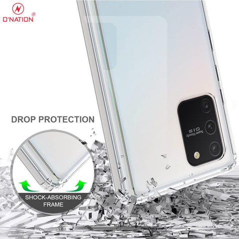 Samsung Galaxy M80s Cover  - ONation Crystal Series - Premium Quality Clear Case No Yellowing Back With Smart Shockproof Cushions