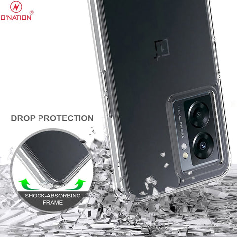 Oppo K10 5G Cover  - ONation Crystal Series - Premium Quality Clear Case No Yellowing Back With Smart Shockproof Cushions