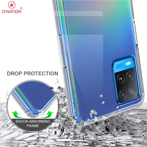XINYEXIN Cover per Oppo A74 5G / Oppo A54 5G, Custodia Antiurto 360 Gradi Protezione Dello Schermo Incorporata, Full Body Rugged Trasparente Cover Military Armour Case - Blu Chiaro XINYEXIN Cover per Oppo A74 5G / Oppo A54 5G, Custodia Antiurto 360 Gradi Protezione Dello Schermo Incorporata, Full Body Rugged Trasparente Cover Military Armour Case - Blu Chiaro