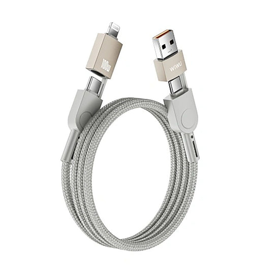 WIWU RAPTOR 4 IN 1 CABLE - 100W - Gray