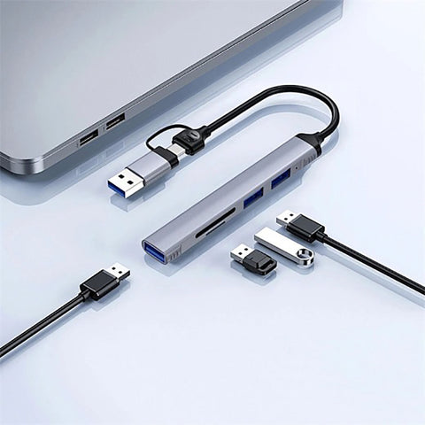 Wiwu WI-HB003 Zolo Series - 5in1 Type-C USB-A Hub Multiplier