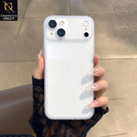 iPhone 14 Cover - White - New Classic Silicone Shockproof Case | Convert Your Phone into iPhone 18 Pro Max