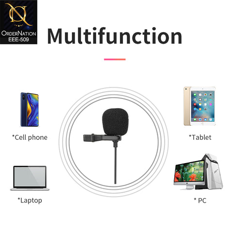Jmary MC-R1 Lavalier Microphone for 3.5mm Jack